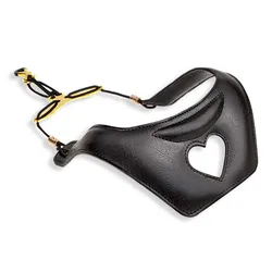 Enhanced Comfort Leather Padded Saxophone Neck Strap with Adjustable Shoulder Support (Black)