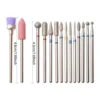 14pcs/set Nail Drill Machine Bit Nail Gel Removal Polishing Tools Pedicure Manicure Rotary Grinding  Buffer Polisher 5