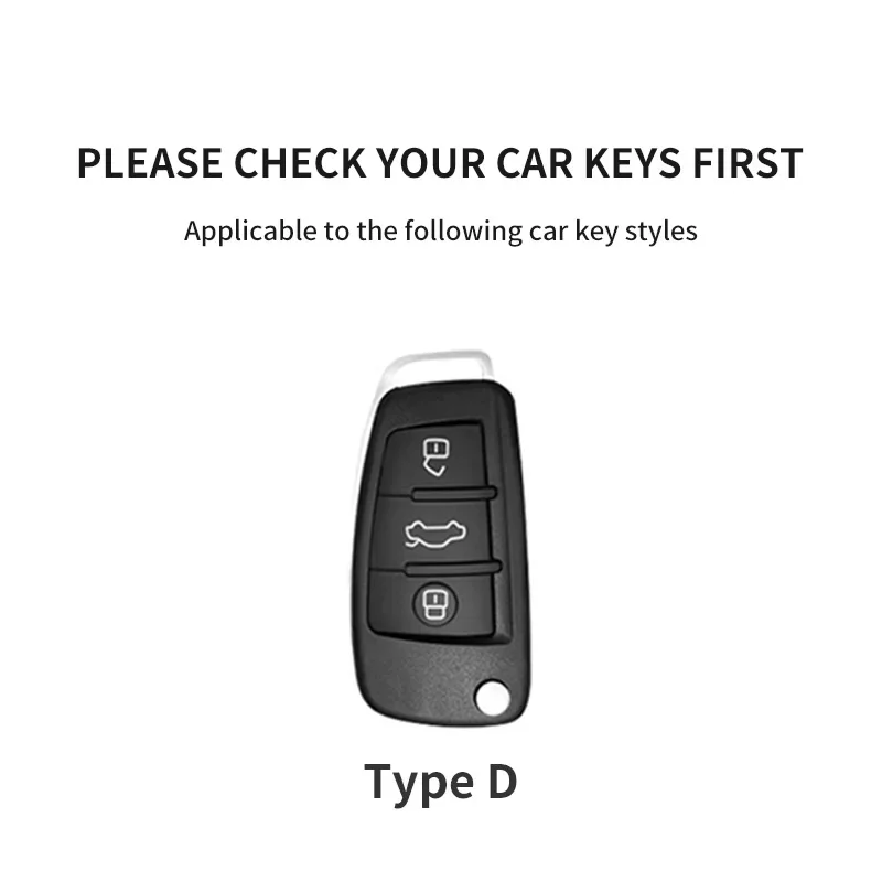 Premium Leather Car Key Case Cover with Keychain - Luxury Auto Accessories