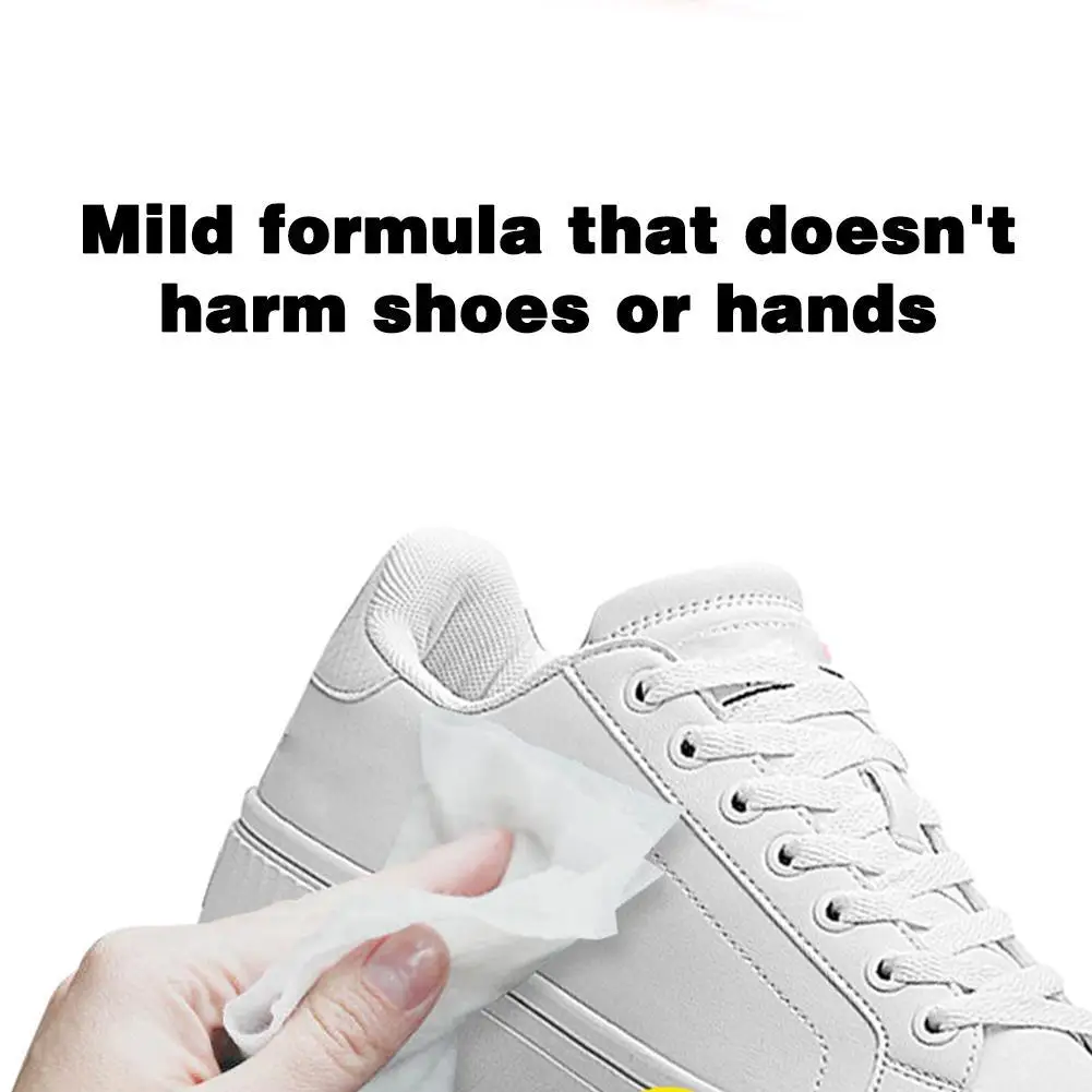 Disposable Shoe Brush Wipes Quick Clean Wipes Care Useful Fast Scrubbing Tissue Artifact Small White Shoe Cleaning Tools disposable sheet,sneaker cleaner