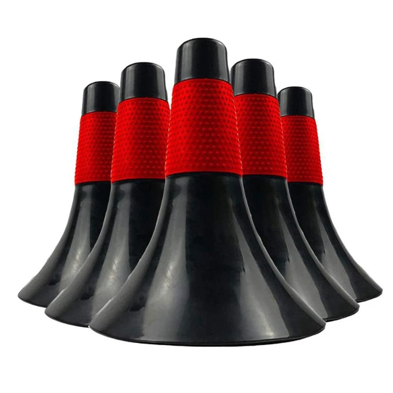 

5pcs Pack Marker Cones Barrier Sports Football Soccer Speed Agility Cone Football Basketball Training Euipment