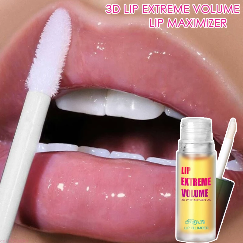 

Instant Volumising Lip Plumper Collagen Lip Plumping Gloss Moisturizer Repair Lip Extreme Volume Essence Lips Enhancer Cosmetics