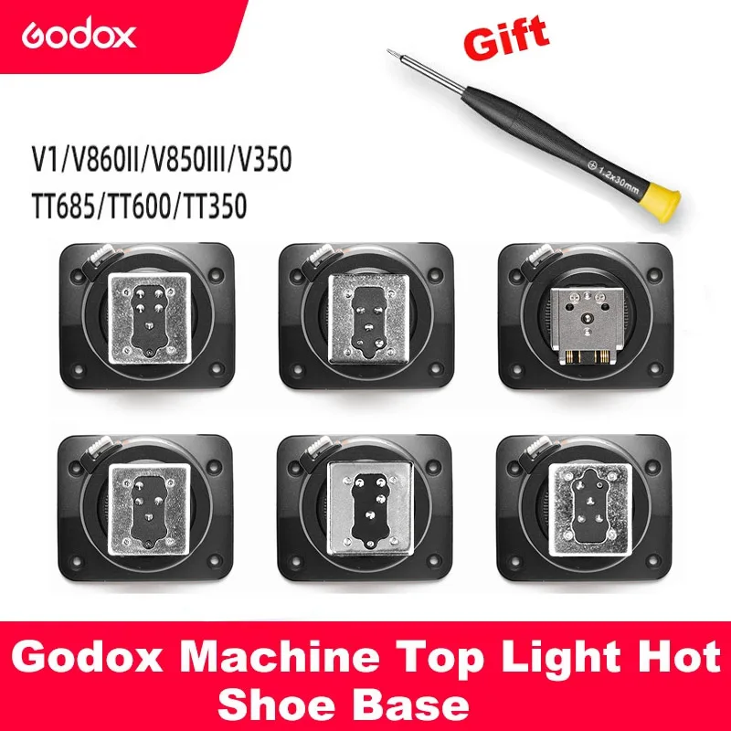 Godox V850iii V860iii Tt685ii TT350 TT600 V350 Hot Shoe Base Slr Camera Set Top Flash Lamp Accessories Flashlight Base Camera on camera flash,camera flash