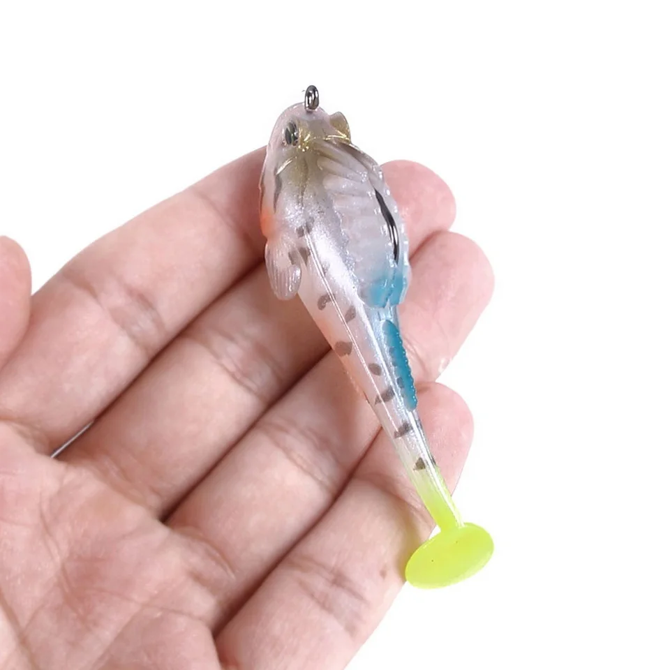 1 stücke Silikon Dark Sleeper Wobbler Angeln Locken 14g Sinking Weicher Köder Jig haken Swimbaits Bass Shad für barsch Tackle – Detail 12