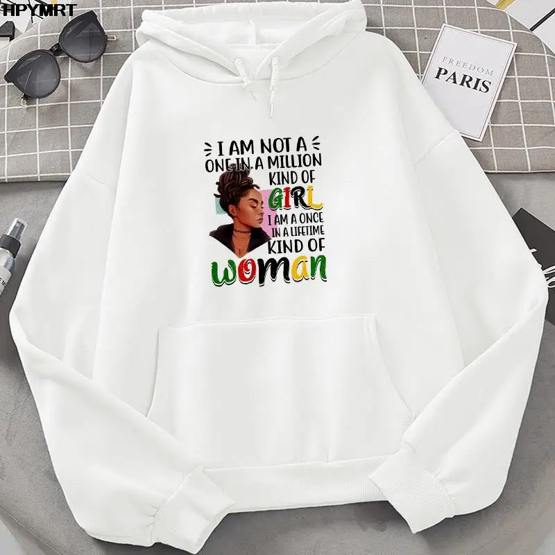 

Spring and Autumn streetwear Women pocket Hooded Tops blacks beauty with letters Printing ladys and girl Fashion Casual pullover