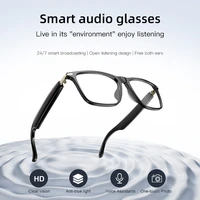 2025 Bluetooth Audio Glasses with Camera Remote Shooting Wearable Smart Eyeglass Call Noise Canceling AI Voice Translate Glasses