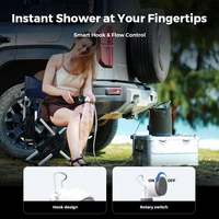 Flextial Portable Electric Shower Pump IPX7 Waterproof