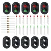 10pcs Signal Heads With 3mm LEDs For Railway Signal HO Or OO Scale Building & Construction Toys Model Building Accessories 3