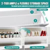 Shoe Storage Cabinet for Entryway with 3 Flip Drawers, Sturdy Wood Hidden Shoe Storage, Freestanding Narrow Slim Shoe Organizer 4