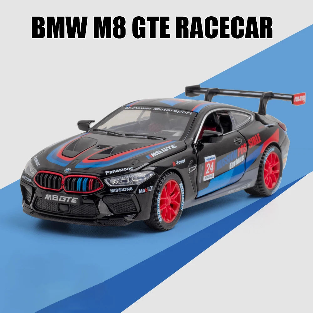 1:32 BMW IM M8 GTE Le гоночный автомобиль модель автомобиля из сплава игрушка литой