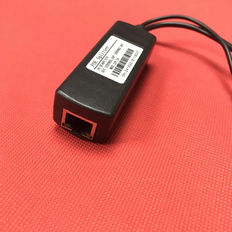 Built-in 48V POE Module CCTV Cable POE Splitter Output 12V Waterproof Adapter Cable Power Supply Module Injector for IP Camera 4