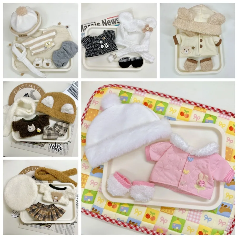 Fashion Coat 20cm Cotton 's Clothes Multi Color Outfit Clothes Dress Mini Winter Set Cotton Outfit Dress Girls