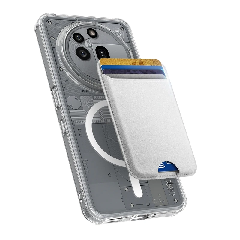 ELVEV Magnetic Anti-Fingerprint Transparent Phone Case