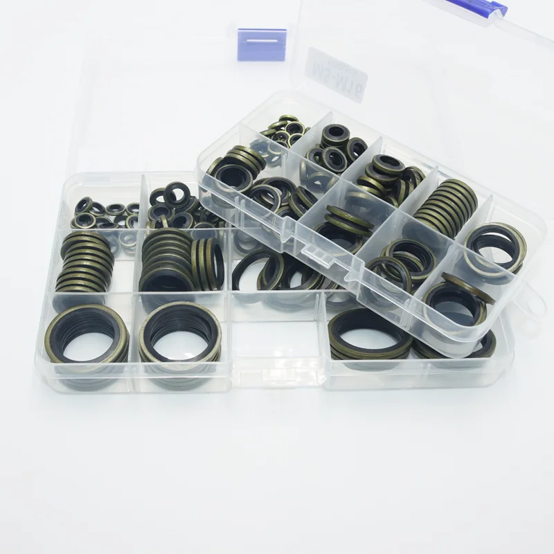 High-Pressure Hydraulic Pipe Seal Washer with Rubber Metal Shim and NBR Gasket O-ring