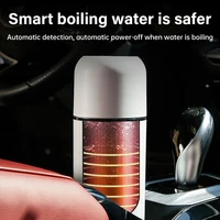 420ml Portable Car Heating Cup Electric Kettle 304 LED Smart Temperature Control Warmer Stirring Cup Heating Bottle Mixing Cup 6