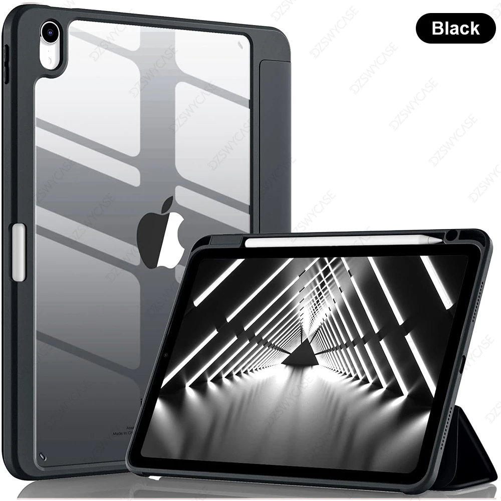 Enhanced Universal Tablet Protective Clear PC Case with Wake Feature