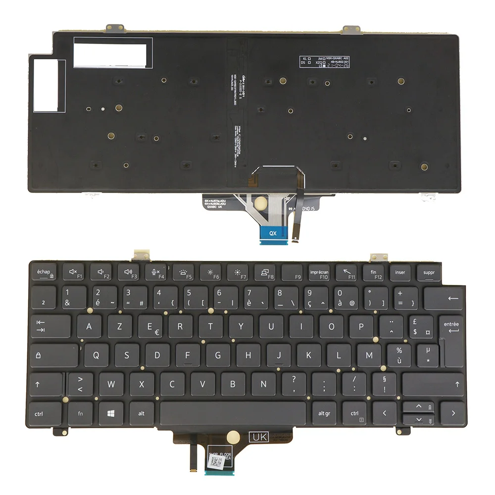 Teclado Retroiluminado para Dell Dell Latitude 5420 Francês Austríaco Austríaco Italiano Alemão 5420 em 7420 7420 em 7520 - Imagem 3