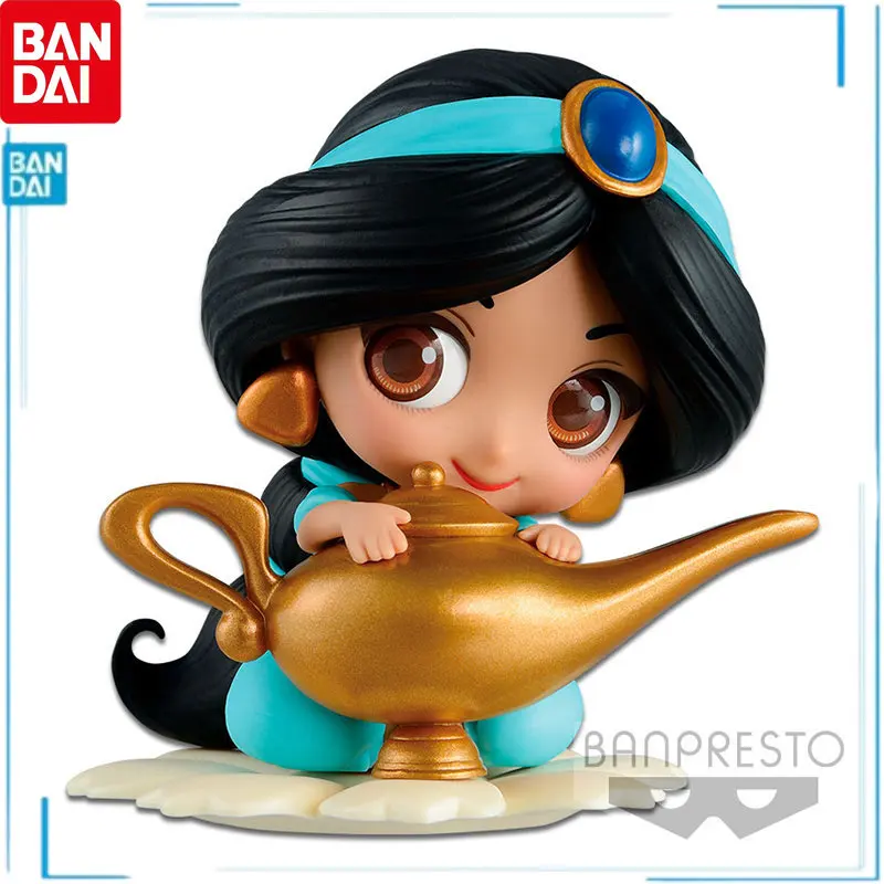 

Bandai Sweetiny Disney Aladdin Princess Jasmine Style A Cartoon Characters Genuine Q-version Action Figure Cute Collectible Toys