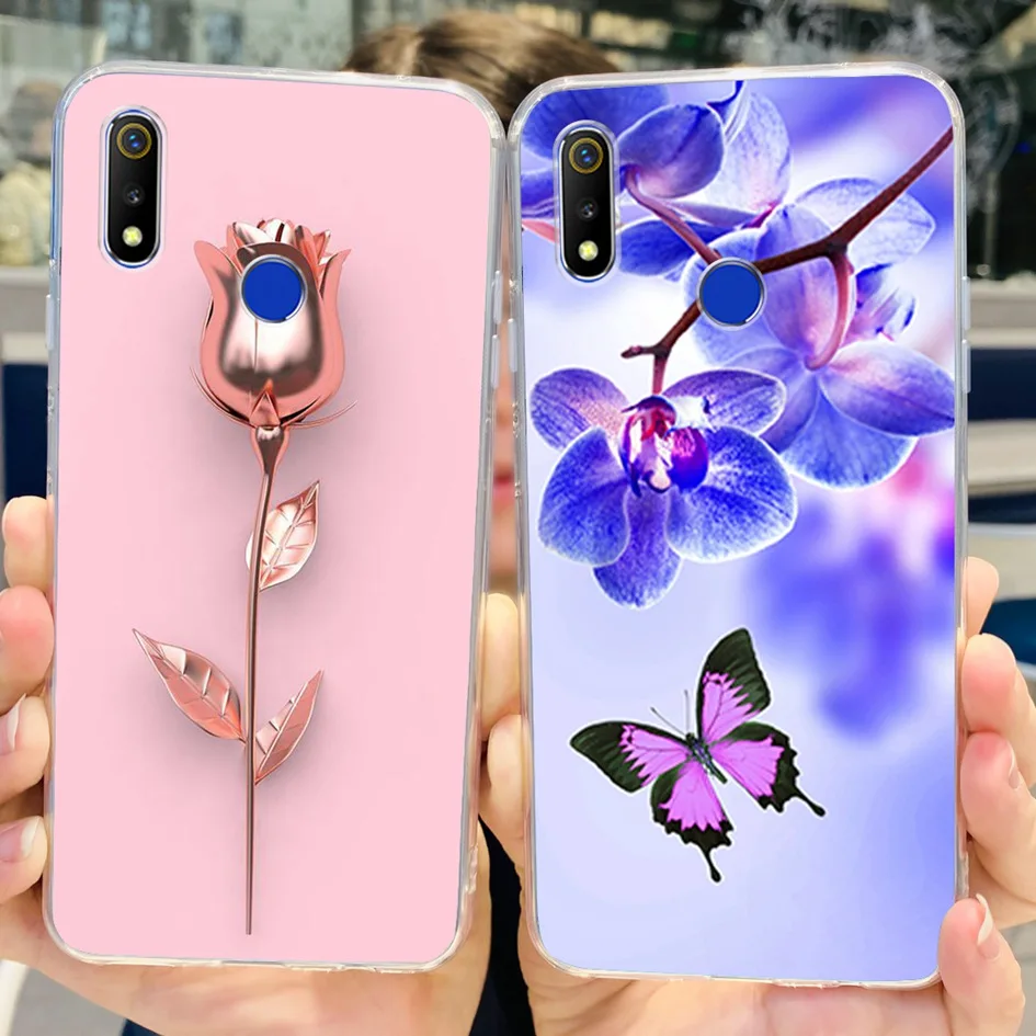 Butterfly Design Soft Clear Silicone Protective Phone Case