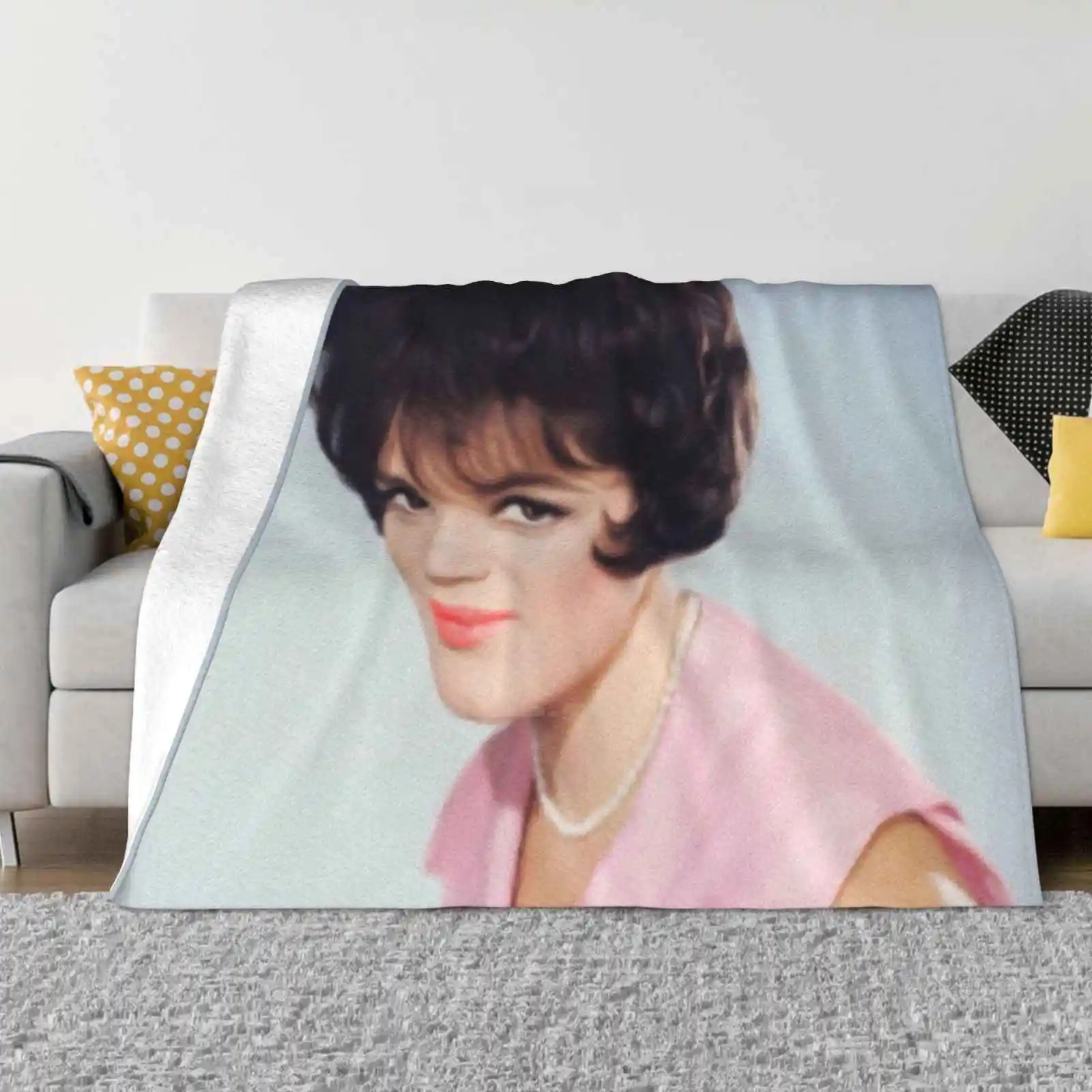 

Новинка, модное мягкое теплое одеяло Connie Francis, музыкальная легенда, новая печать, музыкальный кантри, Нэшвилл, Джаз, блюз