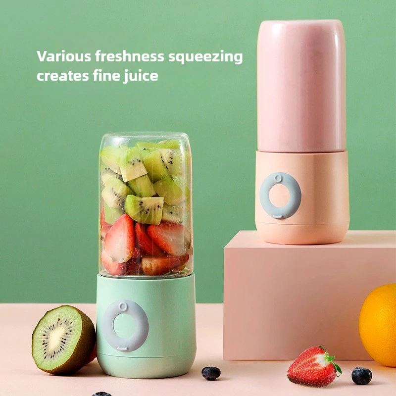 500ML Electric Juicer Portable Smoothie Blender 6 Knife Mini Blenders USB Wireless Rechargeable Mixer Juicers Cup For Travel 2