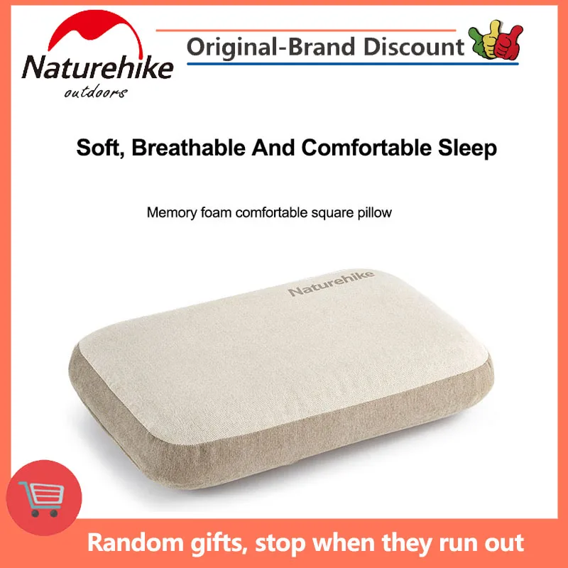 

Naturehike Outdoor Camping 3D Pillow Non-slip Skin-Friendly Comfortable Breathable Memory Foam Comfort Tent Sleeping Pillow