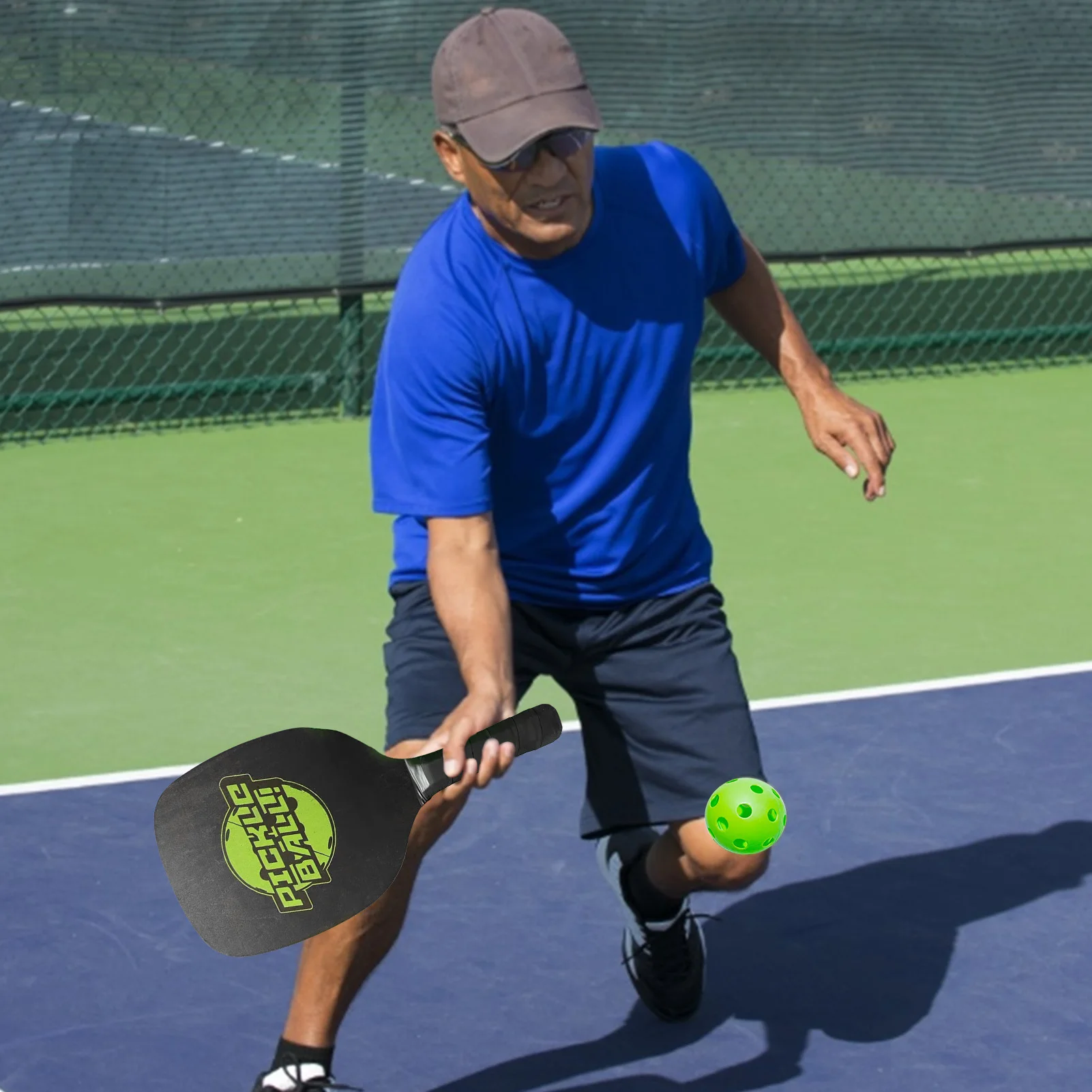 

Набор ракеток для ракетки Pickleball, Ультрамягкая ракетка с 4 мячиками