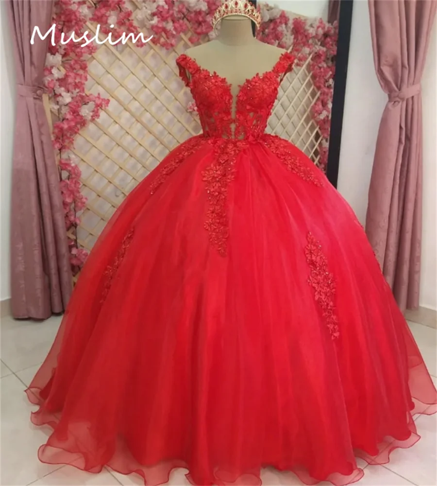 Amazing Red Short Vestidos De 15 Quincea&ntilde;era 2 In 1 Convertible Princess Vestidos De 15 A&ntilde;os Lace Sweet 16 Birthday Customized