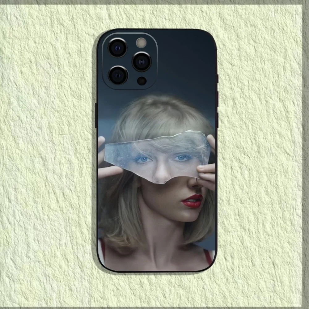 thumbnail image 1 of Funda de teléfono Tortured-T-TaylorS-TTPD-S-SwiftS para iPhone 16, 15, 14, 13, 12, 11, Pro, X, XS, Max, XR, Plus, Mini, funda negra suave, 1 of 5