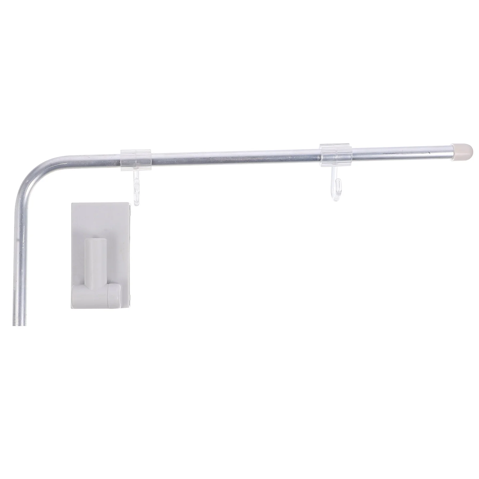 Magnetic Sign Holder Bracket Base Shopping Mall Sign Display Rod L Shaped Price Tag Labels Display Holder Magnet Flag Show Stand