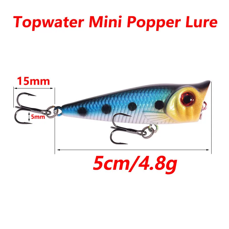 Leurre De Pêche Top Water Popper River2Sea – 5 Pouces, Peint Personnalisé, Brochet