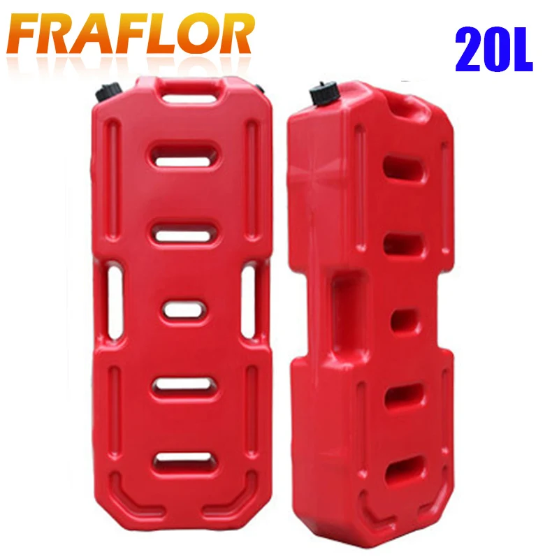 Portable Jerry Can Gas Fuel Tank Plastic Petrol Car Spare Container Gasoline Canister ATV UTV Motorcycle 20L with Tank Lock