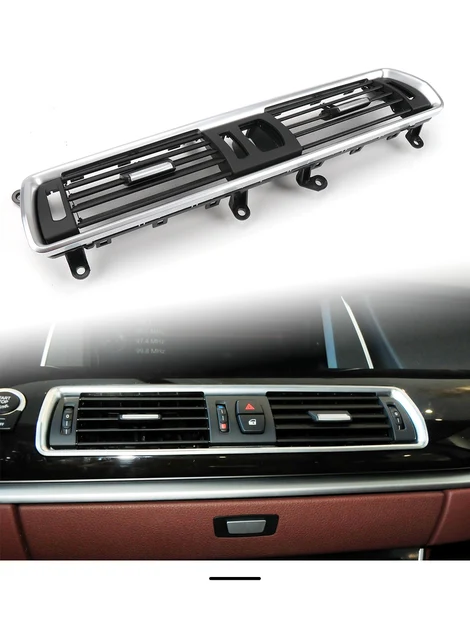 Front Center Air Vent A/C Grille For BMW F10 F11 5 Series 2010-2016 (520i, 528i, 535i)