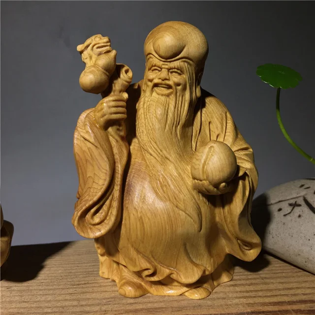 Fu Lu Shou Gods Statue 3-Piece Set - Image 3