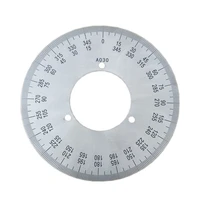 Outer Diameter 120mm Dial Scale Identification Dial Degree Graduated Circle Disk Protractor For Machine Tool Measurement Tools 1