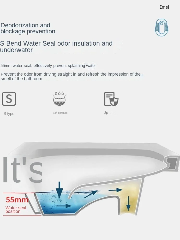 Toilet Changed to Potty Chair Widened Integrated Desktop Toilet with Water Trap