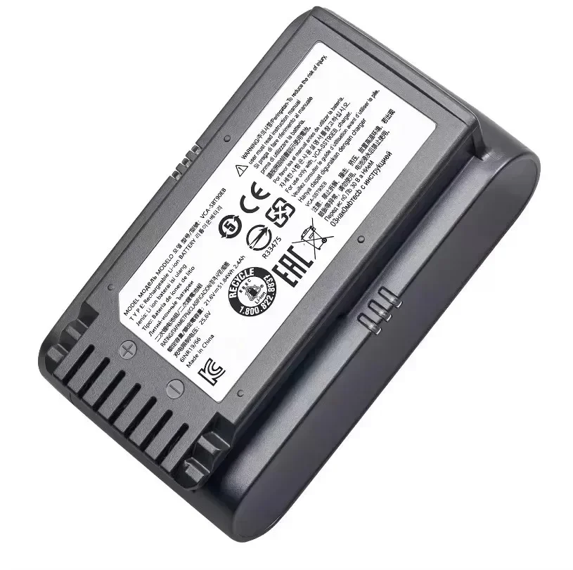 21.6V 5.0Ah NEW Li-ion Battery for Samsung Vacuum Cleaner Jet 90/Jet 75 Pet/Jet 75 Cordless Stick Vacuum VCA-SBT90/XAA