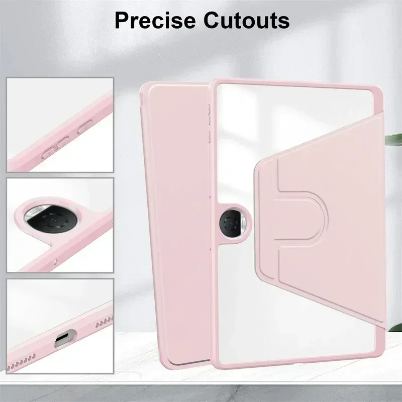 Premium 360° Rotating Leather Tablet Case - Shockproof & Stylish
