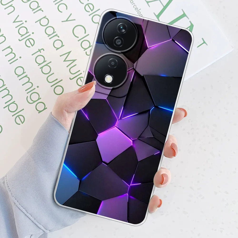 Clear Soft Silicone Protective Phone Case for Honor 90 – Transparent Smart Cover