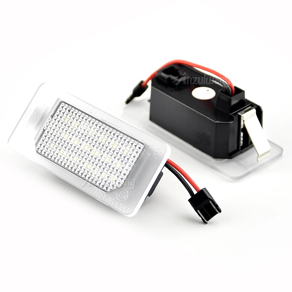 Feux De Plaque D'immatriculation LED Pour Fiat 500X (2014-2023) - Canbus Intégré, 2 Pièces, Plus Lumineux, Anti-erreur - 12