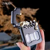 2025 ZORRO Mecha Transparent Fuel Tank Mechanical Ejection Kerosene Lighter Metal High-looking Creative High-end Men's Gifts 2