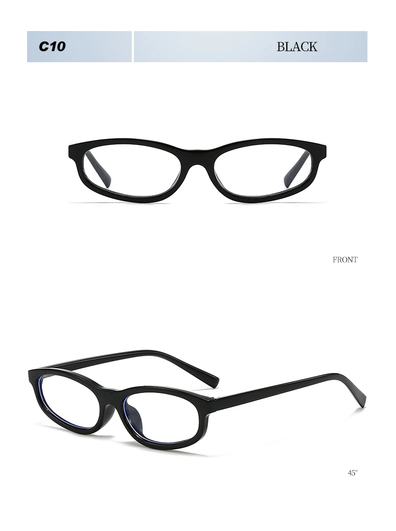 Vintage Ovale Anti-Licht-Brille für Damen und Herren, Klassische Modemarke, Tägliche Freizeit- und Reisebrille, UV400-Schutz – Detail 21