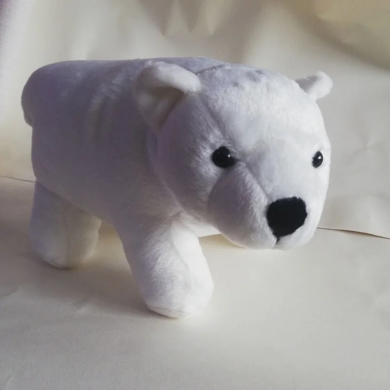

Симпатичный белый медведь, плюшевая игрушка, белый медведь, мягкая кукла, детская игрушка, Рождественский подарок h2986, около 32 см