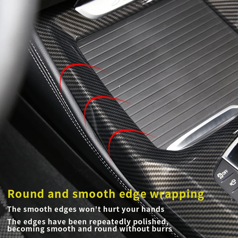 BMW X3 X4 G01 G02 G08 2022-2025 중앙 제어판 및 기어 변속기 장식 프레임 액세서리 보호