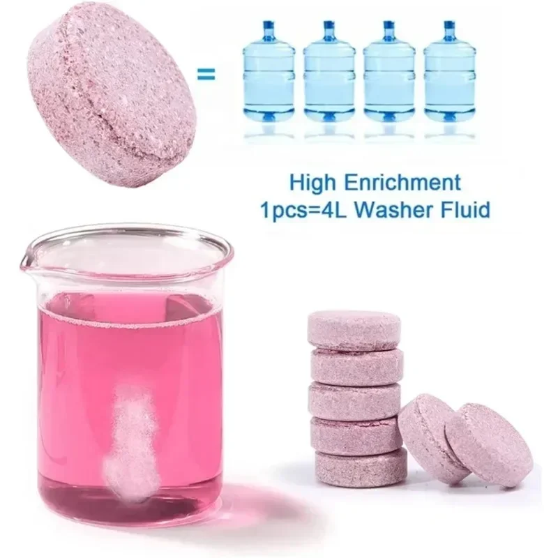 Concentrated Car Windshield Washer Fluid Tablets