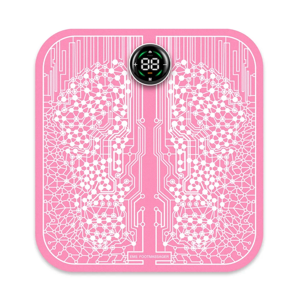 Ems Electric Foot Massager Pad Relief Pain Relax Piedi Acupoints Tappetino Per Massaggio Shock Stimolazione Muscolare Migliora La Circolazione Sanguig