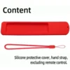 Silicone Protective Case with Lanyard Remote Control Case Cover Replacement for Xiaomi XMRM-19 for Xiaomi TV Q1/Q1E/A2/P1/P1E 2