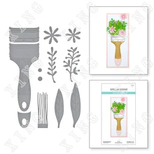 

2022 New Painted Blooms Etched Cutting Dies Diy Wax Paper Greeting Cards Diary Album Scrapbooking Decoration Embossing Molds