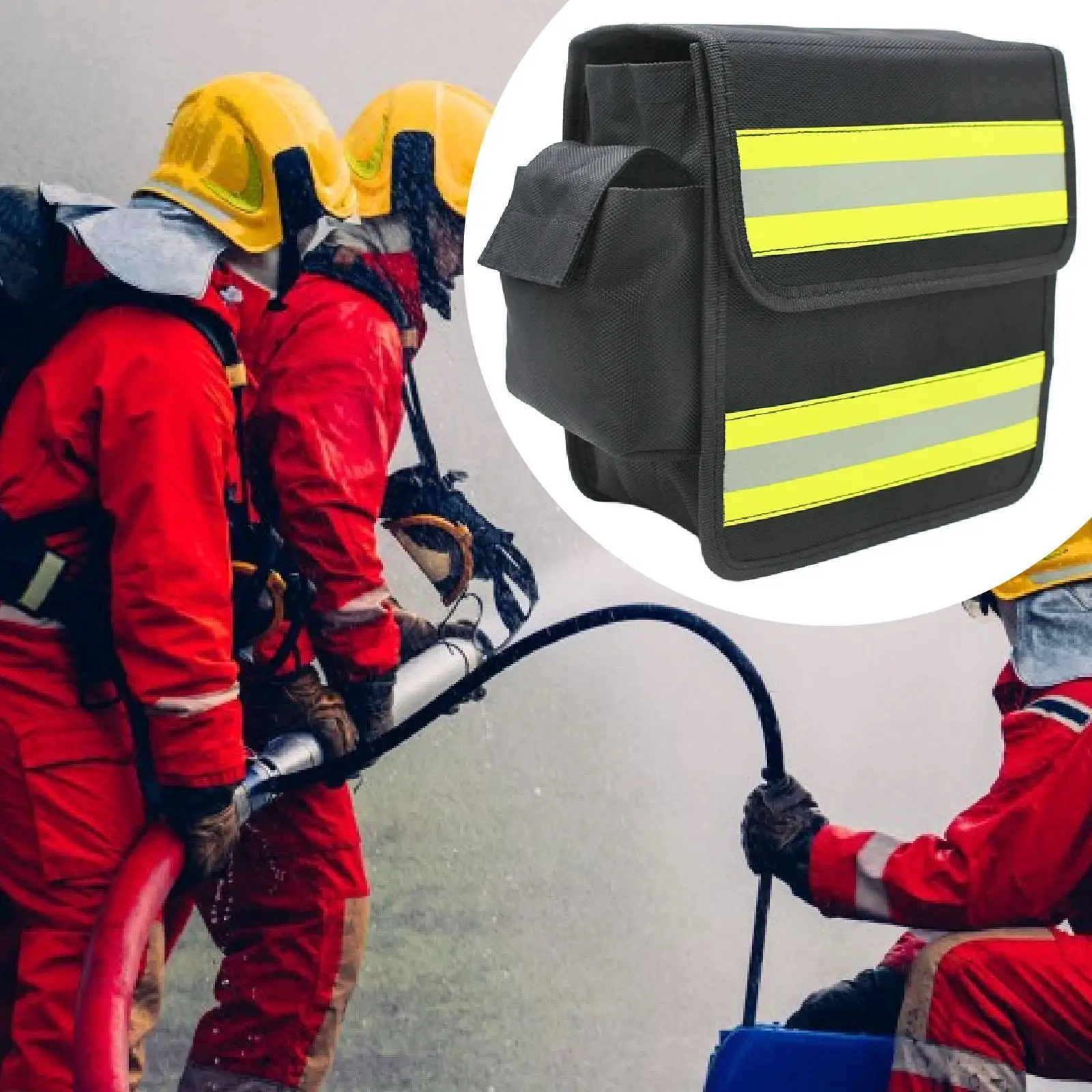 Firefighter Waist Bag Oxford Cloth Fanny Pack Storage Organizer Tool Bag