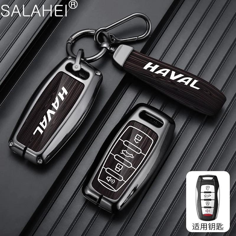 Защитный чехол для автомобильного ключа из цинкового сплава для Great Wall Haval Jolion 2022 H6 H7 H4 H9 F5 F7 F7X F7H H2S GMW Dargo, аксессуары